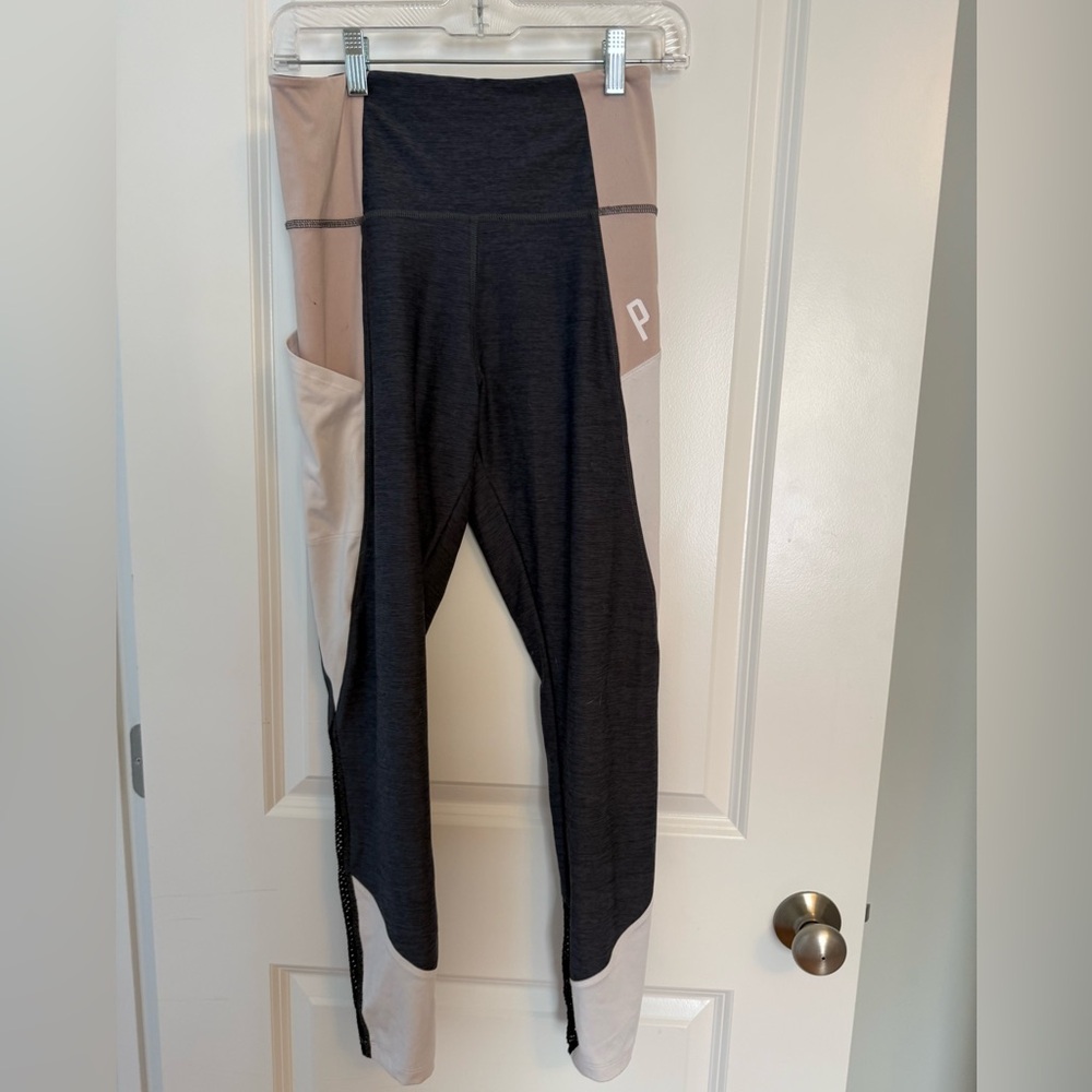 Elegant Black and Pink Women's Leggings